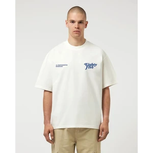 The Champ Clothing Bisiklet Yaka Eighty Five Yazılı Oversize Beyaz  Erkek T-Shirt