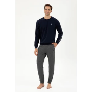 U.S. Polo Assn. Erkek Lacivert Pijama Takım 50301712-VR033