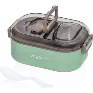 Bento 550ML Lunchbox Yeni Koleksiyon Tek Katlı Bölmesiz Çelik Sefer Tası Yemek Kutusu
