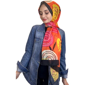 Pamuklu Şal - Desenli Ince Sezonluk Pamuk Soft Şal 01002