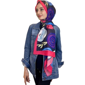 Pamuklu Şal - Desenli Ince Sezonluk Pamuk Soft Şal 01002