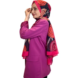 Pamuklu Şal - Desenli Ince Sezonluk Pamuk Soft Şal 01002