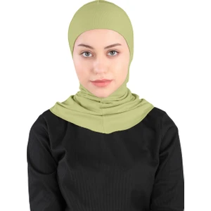 ST224-BÜYÜK Hijab Bone 40 Kına Yeşil