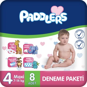Bebek Bezi 4 Numara Maxi 8 Adet (8-19 Kg) Deneme Paketi
