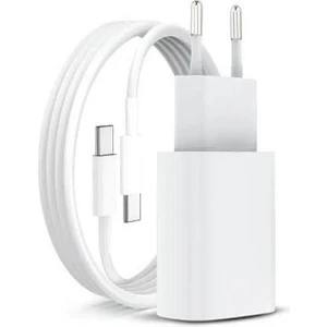 Xepette Jewelry Apple iPhone Type-C To Type-C Cable 35W Apple iPhone 15 Apple iPhone 16 Uyumlu Hızlı Şarj Aleti Adaptör Kablo Set