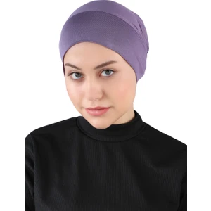 ST354-XL Düz Geçme Bone 18 Mürdüm