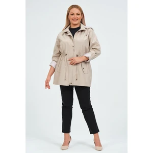 Beren Mevsimlik Büyük Beden Yazlık Trençkot Mont