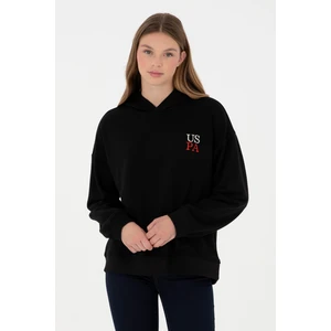 U.S. Polo Assn. Kadın Siyah Sweatshirt 50291265-VR046