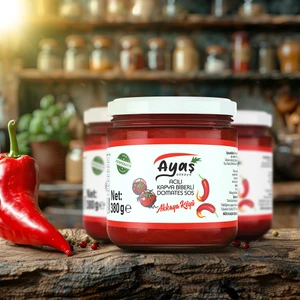 Ayaş Akkaya Köyü Acılı Kapya Biberli Domates Sosu- Doğal Geleneksel Lezzet -  380G