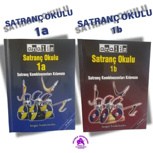 Satranç Okulu 1A-1B (Satranç Kombinezonları Kılavuzu 2 Kitap Bir Arada)