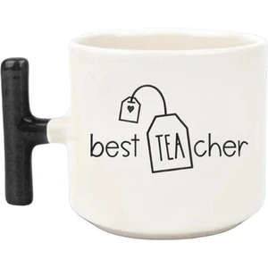 Baskı Tech Best Teacher Baskılı T Kulp Kupa Bardak