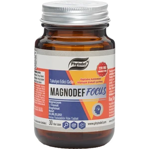 Magnodef Focus Magnezyum L-Treonat & Bisglisinat & Malat 30 Film Tablet