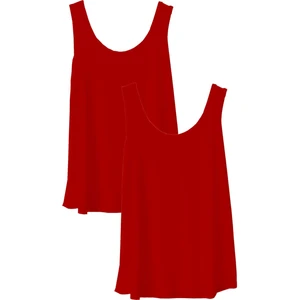 2 Adet A Kesim Rahat Kalıp Basic Kalın Askılı Atlet Tişört