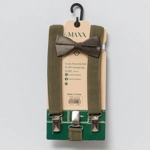 Çocuk Pantolon Askısı Papyon Set ( 0-24 Ay )