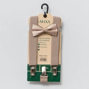 Çocuk Pantolon Askısı Papyon Set ( 0-24 Ay )