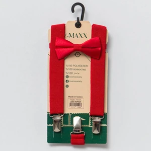 Çocuk Pantolon Askısı Papyon Set ( 0-24 Ay )