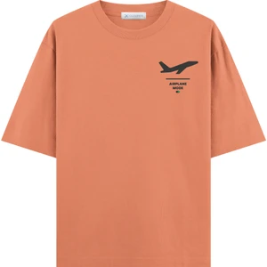 Airplane Mode Oversize T-Shirt (Ekstra! Bol Kesim)