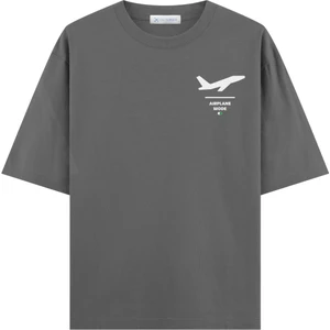 Airplane Mode Oversize T-Shirt (Ekstra! Bol Kesim)