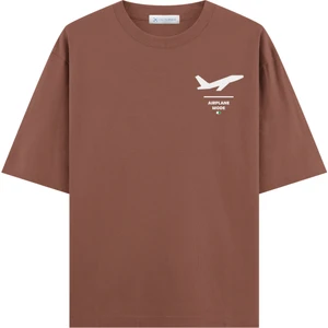 Airplane Mode Oversize T-Shirt (Ekstra! Bol Kesim)