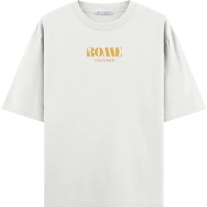 Basic Rome Oversize T-Shirt (Ekstra! Bol Kesim)