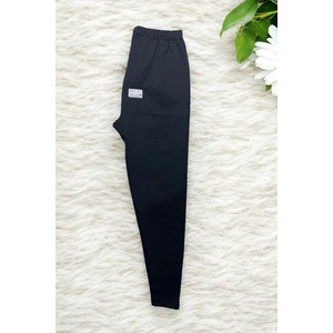 Unisex Antrasit Kışlık Tayt Şardonlu Rahat Yumuşak Ağlı Kalın Içlik Tayt