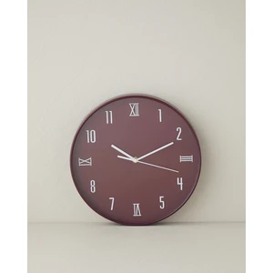 English Home Verna Plastik Duvar Saati 30 cm Bordo