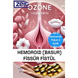 Ozonlu Hemo-roid Ba-sur Destek Kremi - Makat Çatlağı, A.nal Apse K.aşıntı Için Destekleyici Kapsüller 12'li