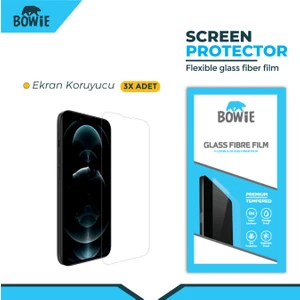 iphone 14 pro için nano tempered ekran koruyucu film 3 adet set