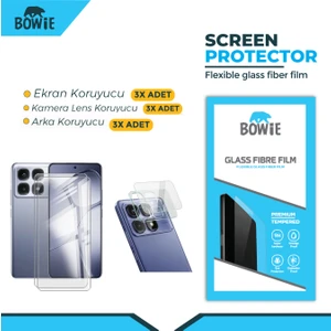 Xiaomi 12 Mi 12 için full kaplama ön arka kamera nano tempered ekran koruyucu 3 adet set