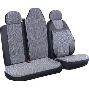 Renault Master 2+1 Ön Koltuk Kılıf Seti Füme