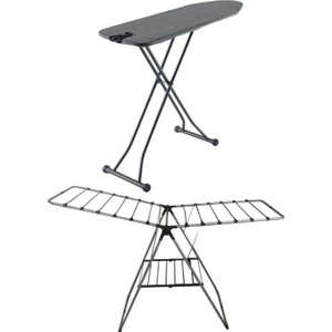 Katlanabilir Çamaşır Kurutma Askısı Çamaşırlık ve Gigi Dolap Içi Asma Aparatlı Ütü Masası -  UBS15024