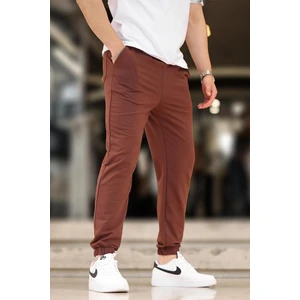 Acı Kahverengi Erkek Basic Cepli Paçası Lastikli Eşofman Altı 6547