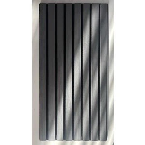 Şahan Art Deco Akustik Duvar Paneli / 30 x 60 cm / Antrasit / 1 Adet