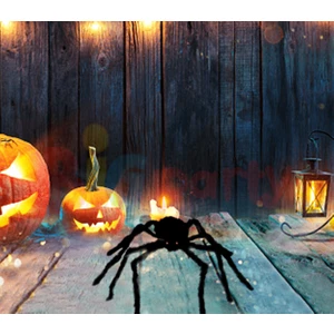 Halloween Örümcek Figür 30 cm Siyah