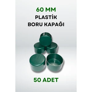 Plastik Boru Kapağı 60 MM (50 Adet)