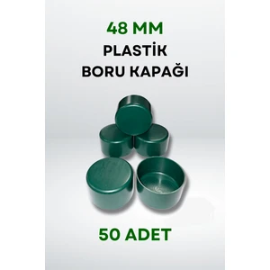 Plastik Boru Kapağı 48 MM (50 Adet)