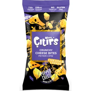 Kurutulmuş %100 Cheddar Peynir Çıtırı 20 gr
