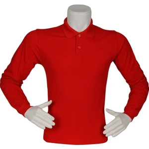 Polo Yaka Tişort Uzun Kollu