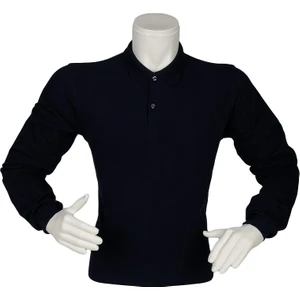 Polo Yaka Tişort Uzun Kollu