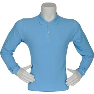 Polo Yaka Tişort Uzun Kollu