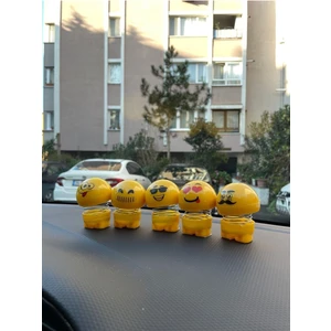 Zıp Zıp Emoji Kafalar 5li Set
