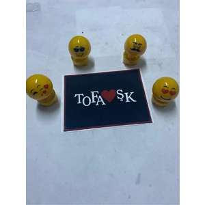 Torpido Üstü Kaydırmaz Ped, 4 Adet Zıpzıp Kafa Tofaşk