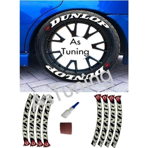 Pvc Kauçuk 4 Adet Dunlop Lastik Yazısı
