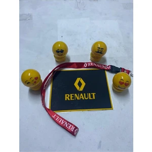 Kaydırmaz Ped, 4 Adet Zıpzıp Kafa, Ayna İpi Set Renault
