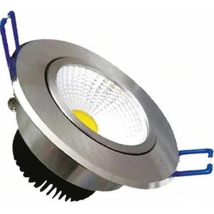 Genel Markalar LED Spot 5 Watt Krom Kasa Beyaz Işık Cob LED