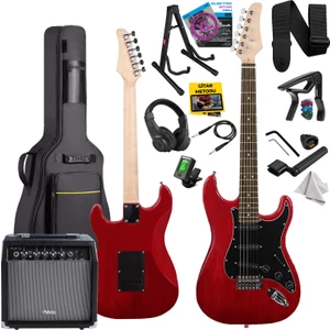 RPH-30RD-35AMP Gül Klavye Strat Kasa SSS 35W Elektro Gitar Seti