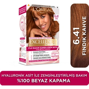 L'Oréal Paris Excellence Creme Saç Boyası - 6.41 Fındık Kahve