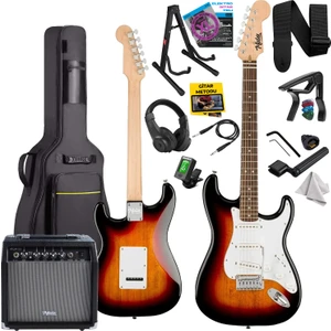 RPH-30SB-35AMP Gül Klavye Strat Kasa SSS 35W Elektro Gitar Seti
