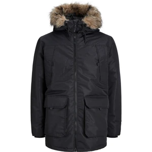 Jack & Jones Suni Kürk Detayli Rüzgara Dayanikli Kapüsonlu Parka - Construct