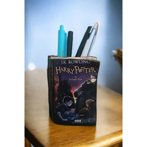 Harry Potter ve Felsefe Taşı Kitabı Şeklindeki Kalemlik 10X8 cm